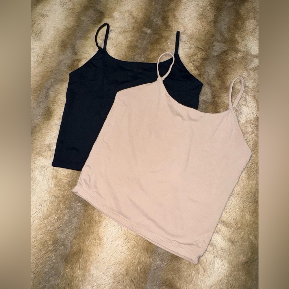 PERFORMANCE SHAPE CAMI BLACK/TAN